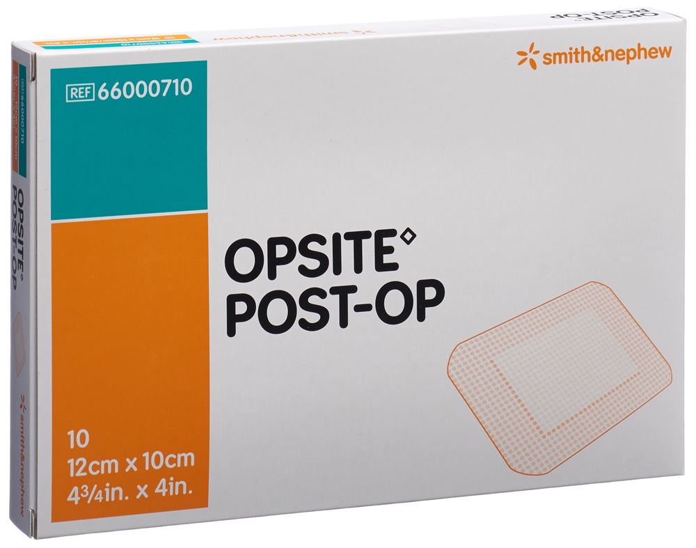 OPSITE POST OP Folienverb 12x10cm ster Btl 10 Stk