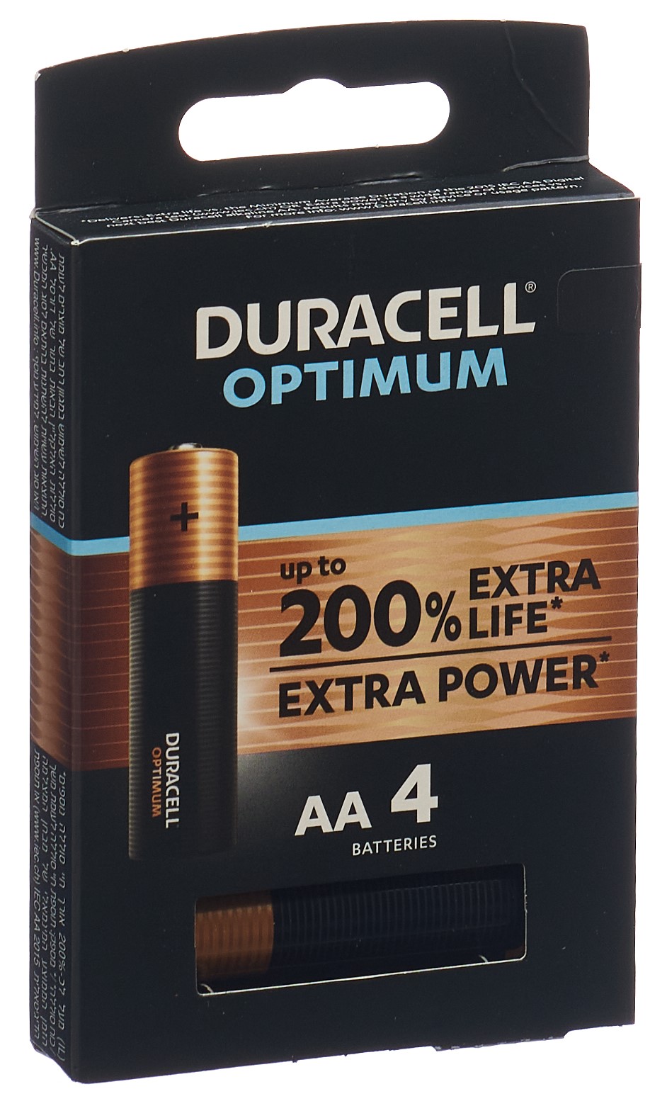DURACELL Batt Optimum AA 4 Stk