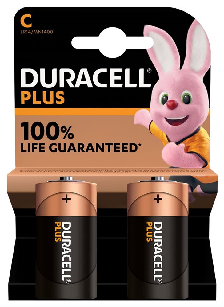 DURACELL Batt Plus C / LR14 2 Stk