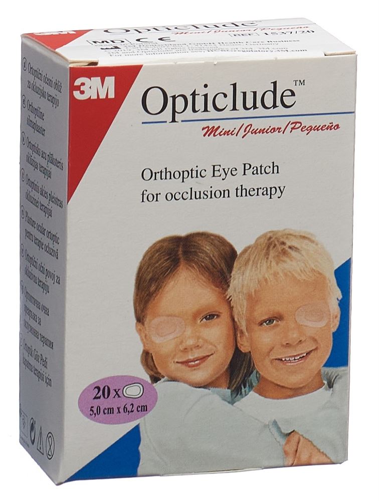 3M OPTICLUDE MINI Augenverb 6x5cm 20 Stk