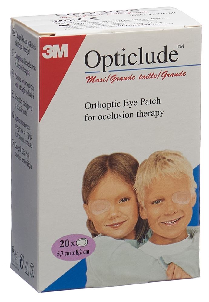 3M OPTICLUDE MAXI Augenverb 8x5.7cm 20 Stk