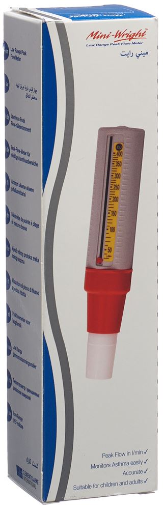 CLARKE Peak Flow Meter Mini-Wright Low 30-400l/min