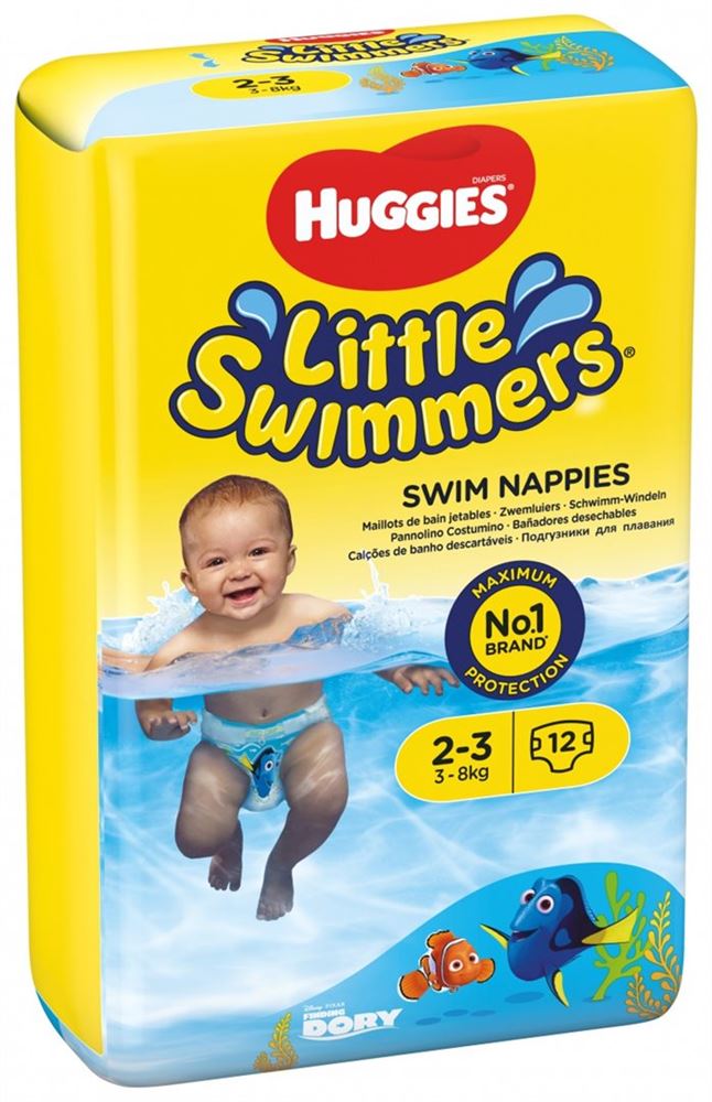 HUGGIES Little Swimmers Gr2-3 3-8kg 12 Stk