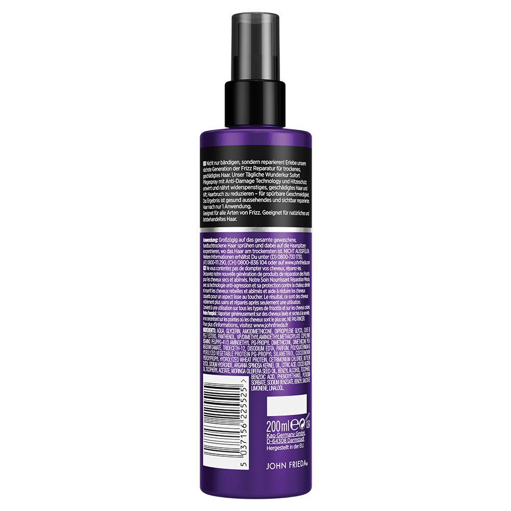 JOHN FRIEDA Frizz Ease Tägliche Wunderk Spr 200 ml