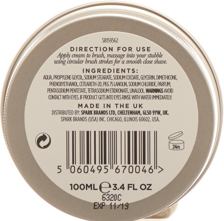 HAWKINS & BRIMBLE Shaving Cream Ds 100 ml