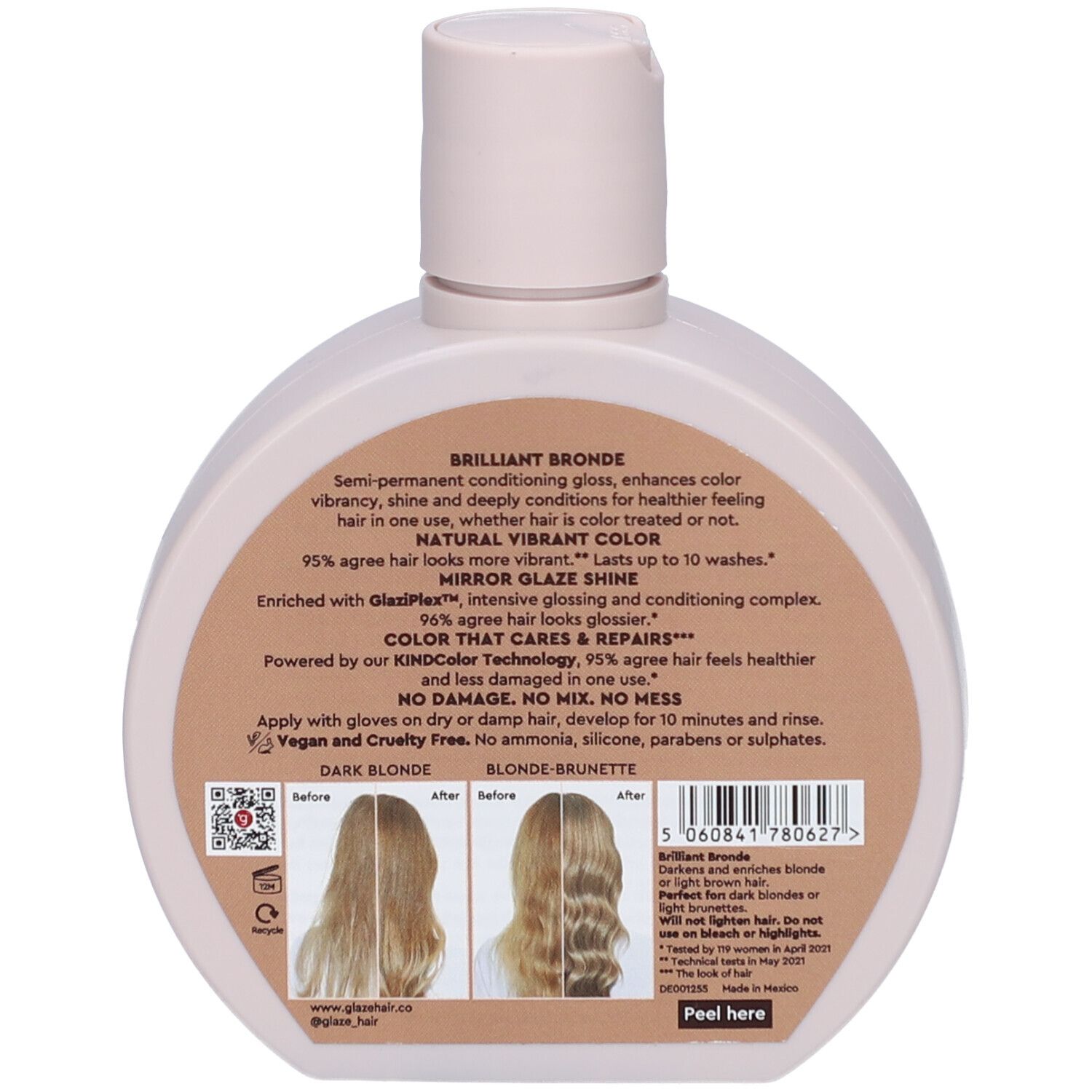 GLAZE Farbvertiefender Gloss Brill Bronde 190 ml