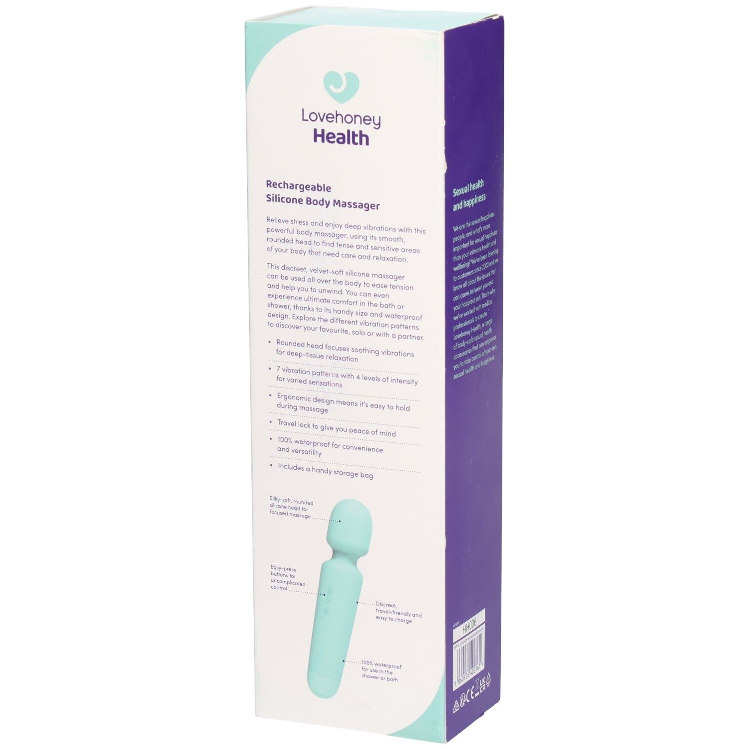 LOVEHONEY Health Silicone Body Massager Box
