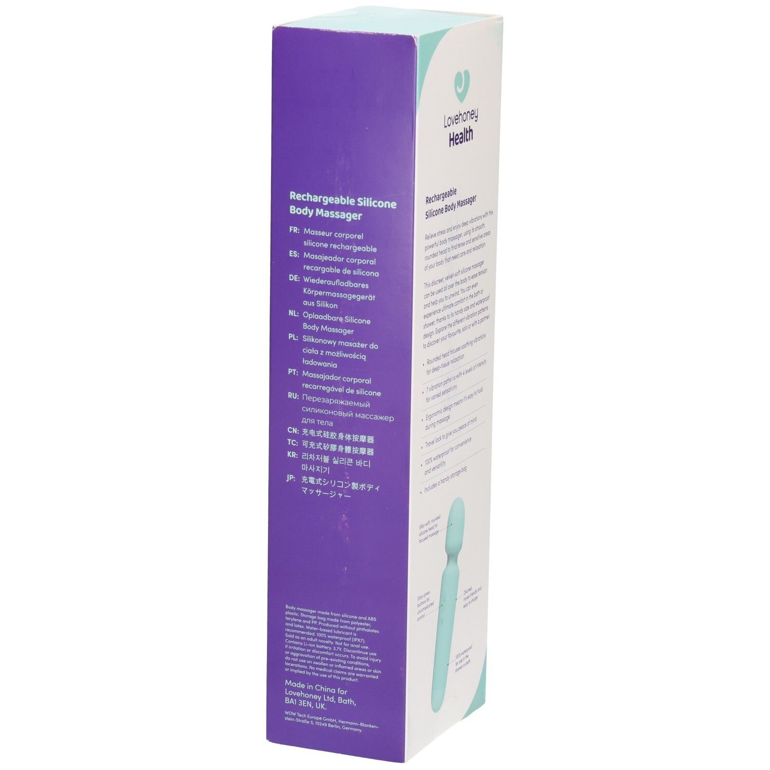 LOVEHONEY Health Silicone Body Massager Box