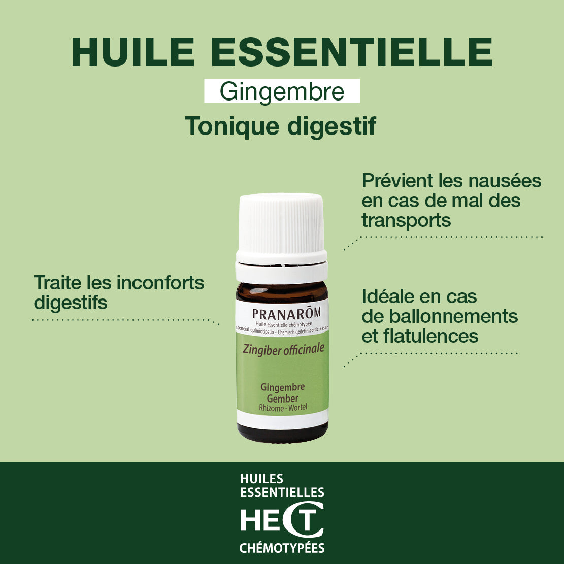 PRANAROM Huile Essentielle de Gingembre 5 ml
