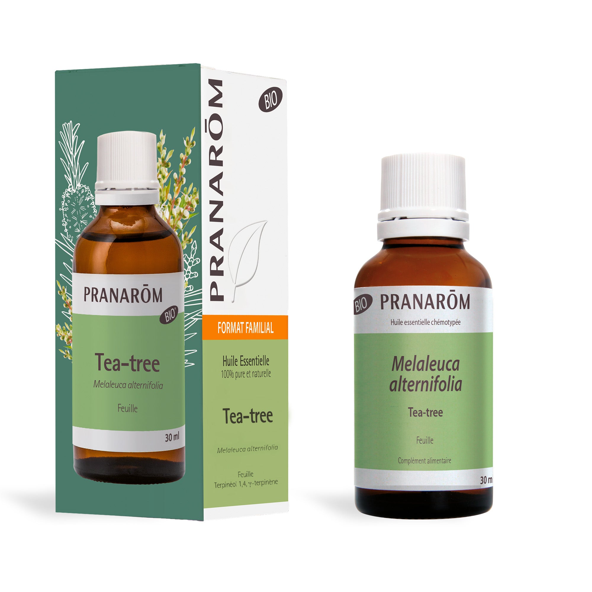 PRANAROM Huile Essentielle de Tea-tree grand format - Bio 30 ml