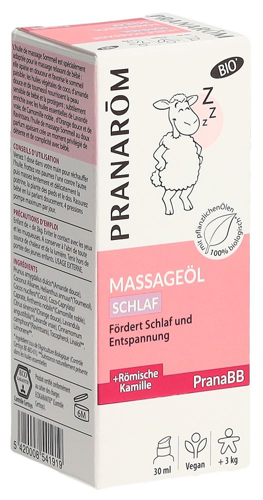 PRANAROM PranaBB Massageöl Schlaf Bio 30 ml