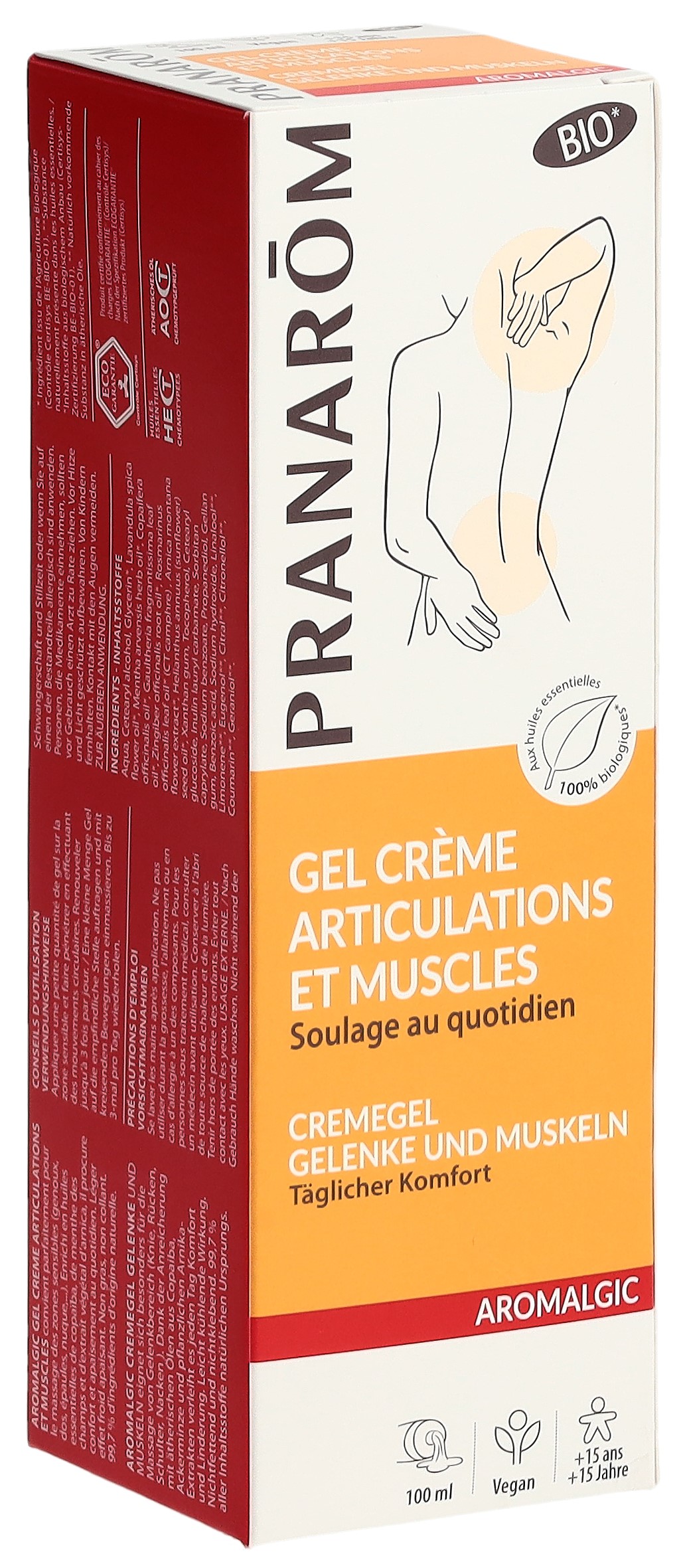 PRANAROM Aromalgic Cremegel Gelenke Bio Eco 100 ml