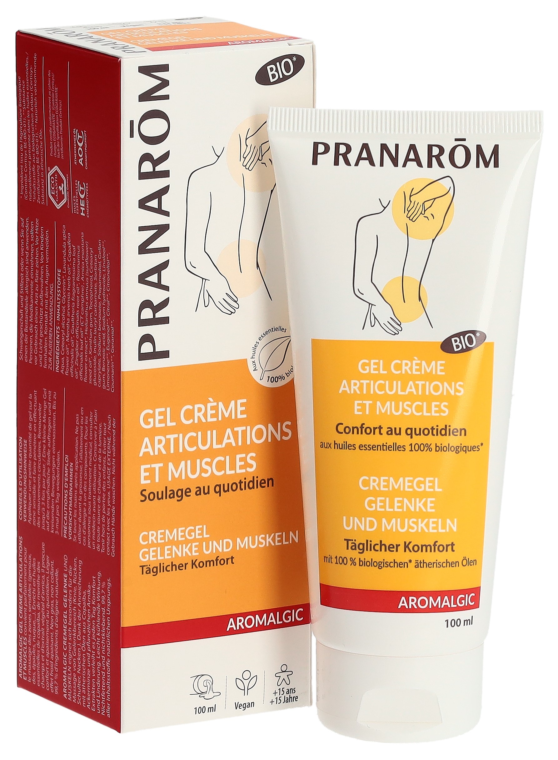 PRANAROM Aromalgic Cremegel Gelenke Bio Eco 100 ml