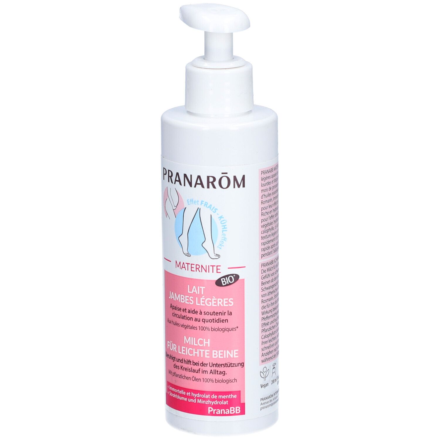 PRANAROM PranaBB Materni Leichte Beine Bio 200 ml
