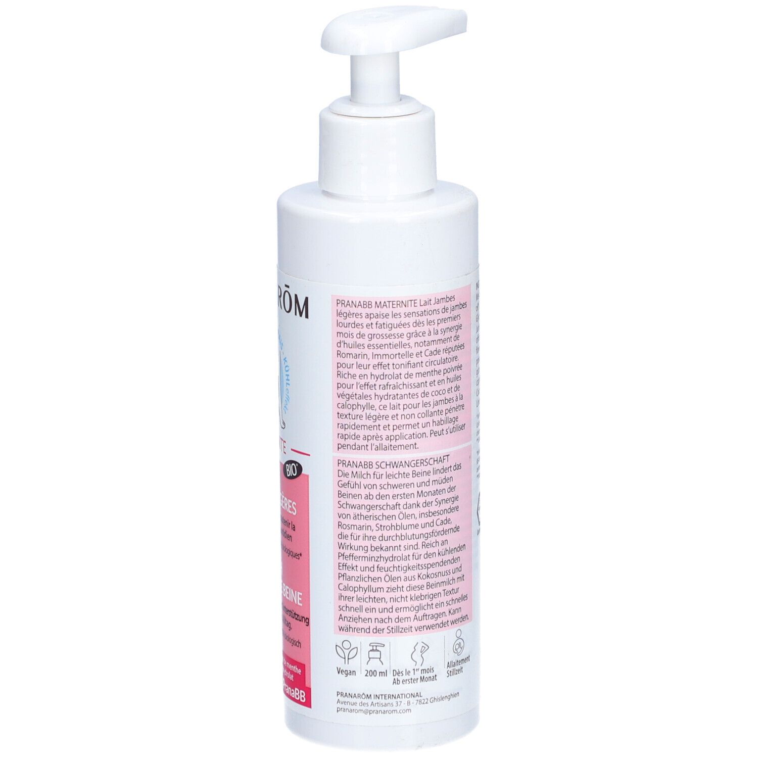 PRANAROM PranaBB Materni Leichte Beine Bio 200 ml