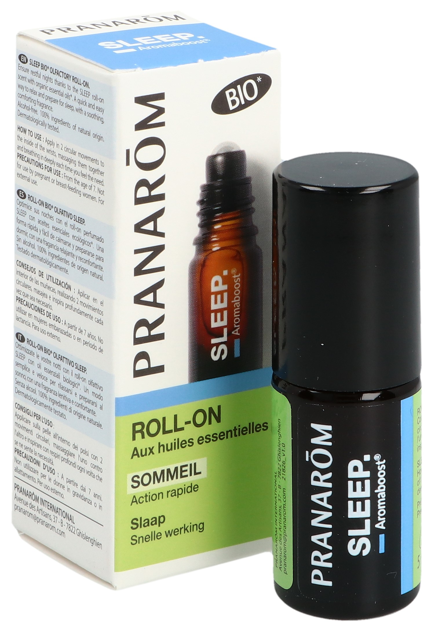 PRANAROM Aromaboost Roll-on Sleep Bio 5 ml