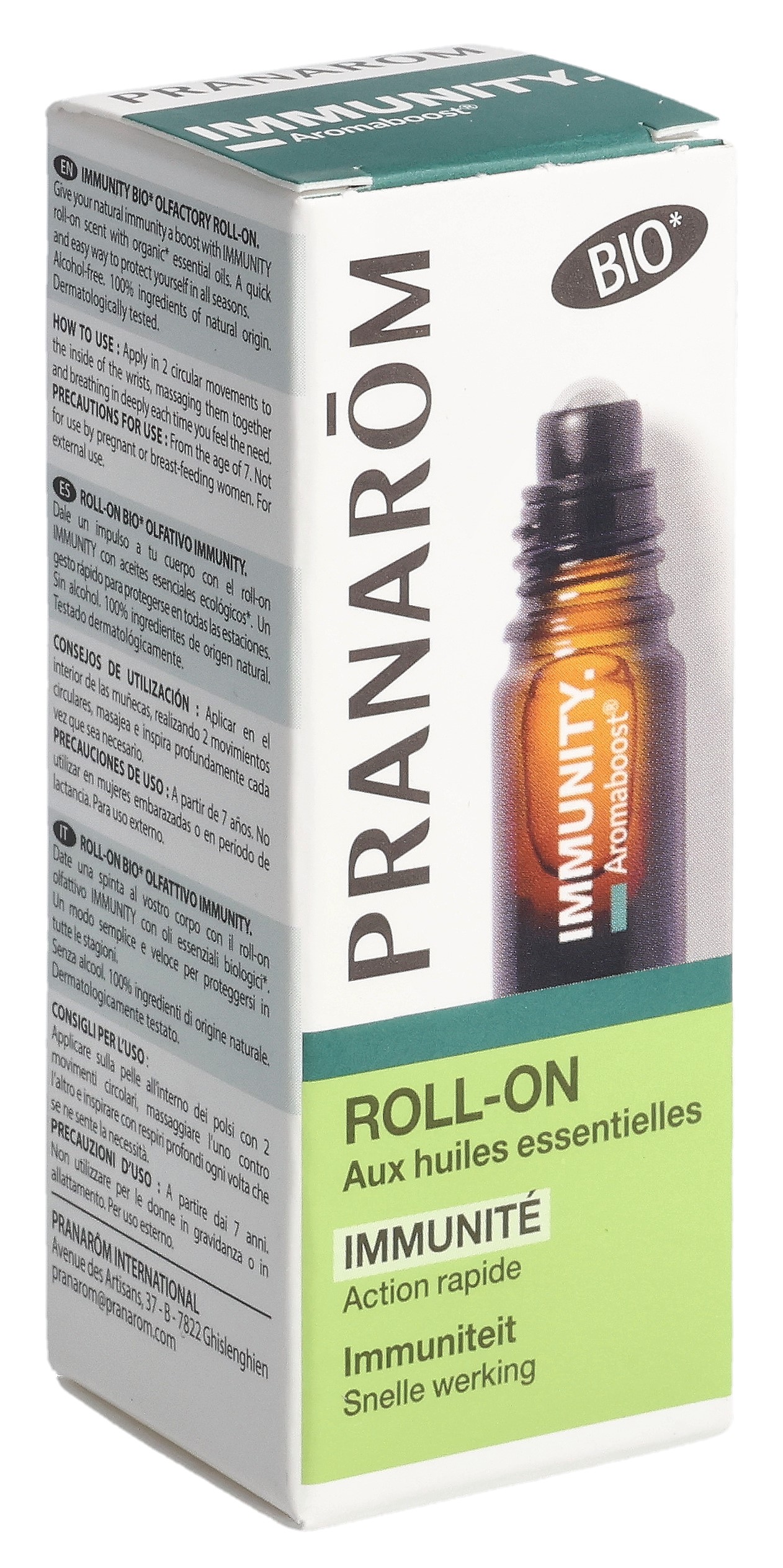 PRANAROM Aromaboost Roll-on Immunity Bio (#) 5 ml