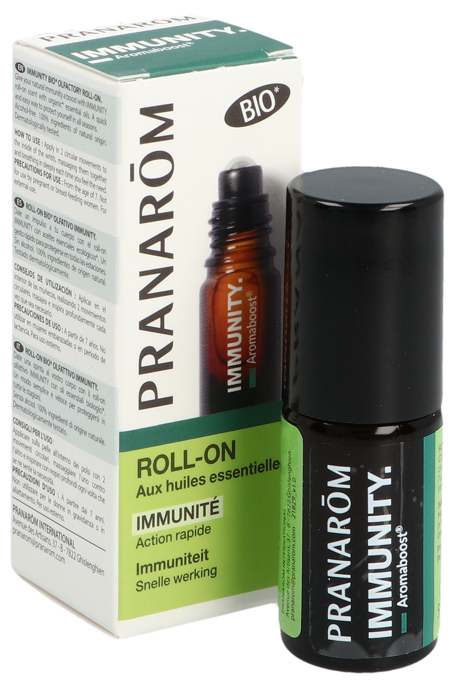 PRANAROM Aromaboost Roll-on Immunity Bio (#) 5 ml
