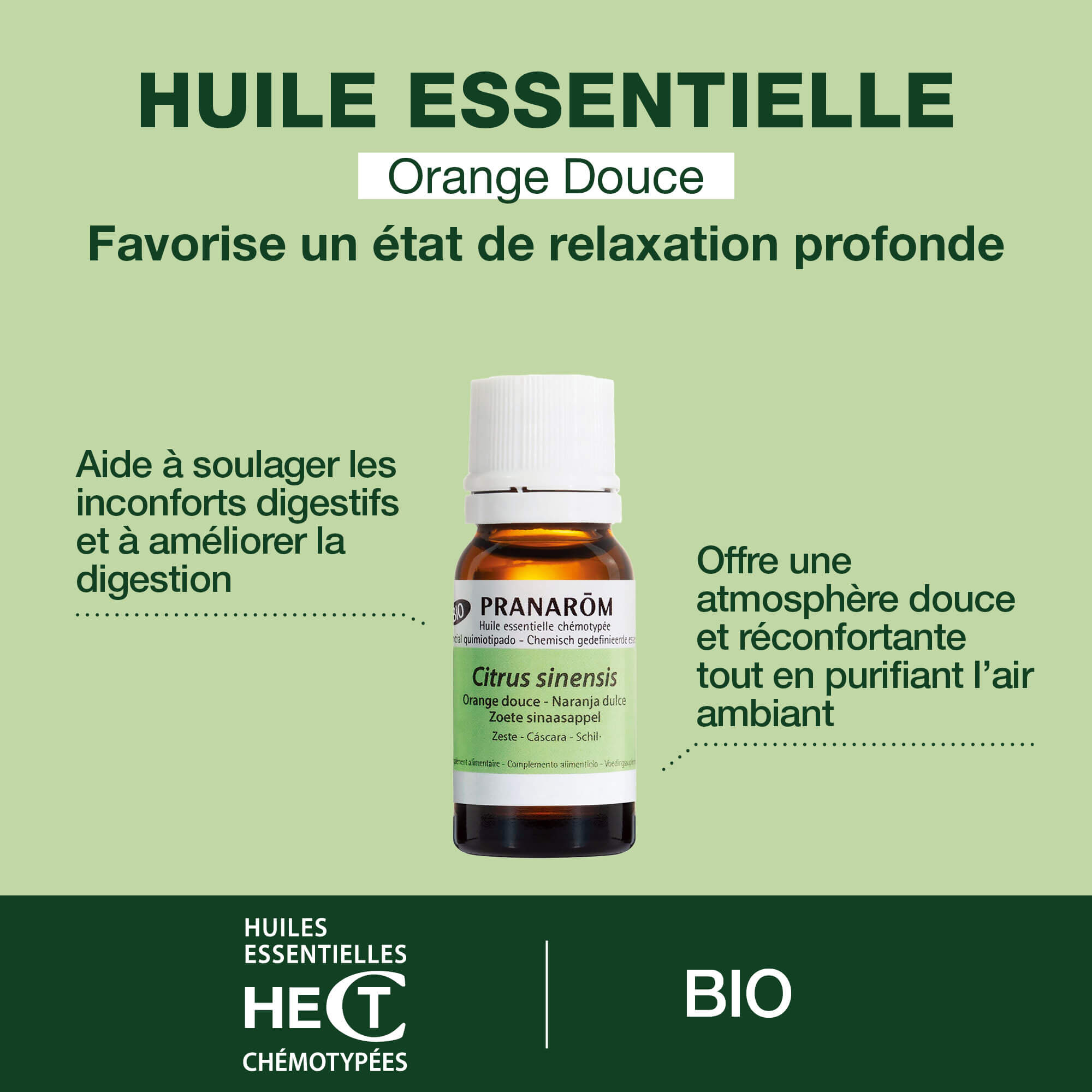 PRANAROM orange douce huil ess bio 10 ml