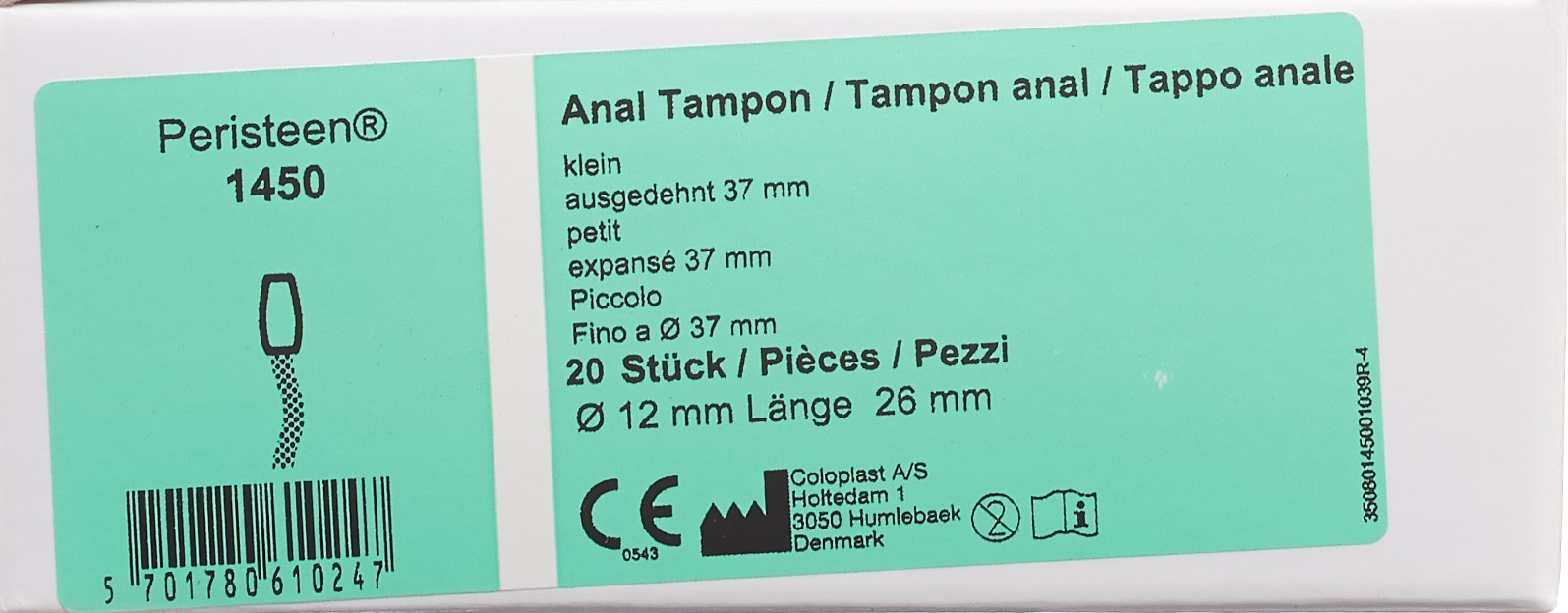 PERISTEEN Analtampon klein 20 Stk