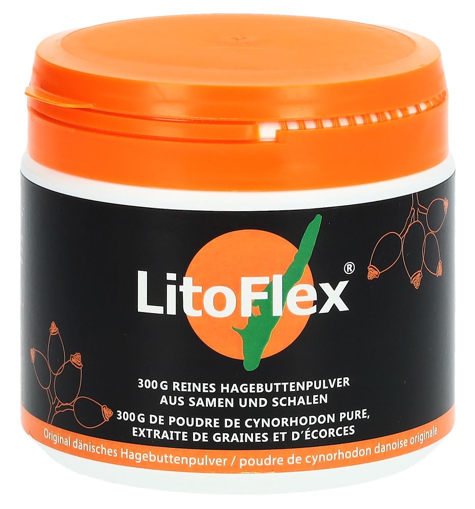 LITOFLEX orig dänisch Hagenbuttenpulver Ds 300 g