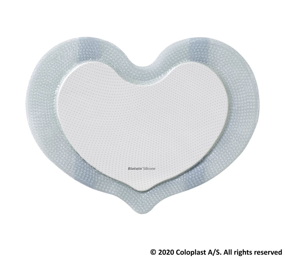 BIATAIN Silicone Sacral Schaumverb 15x19cm 5 Stk