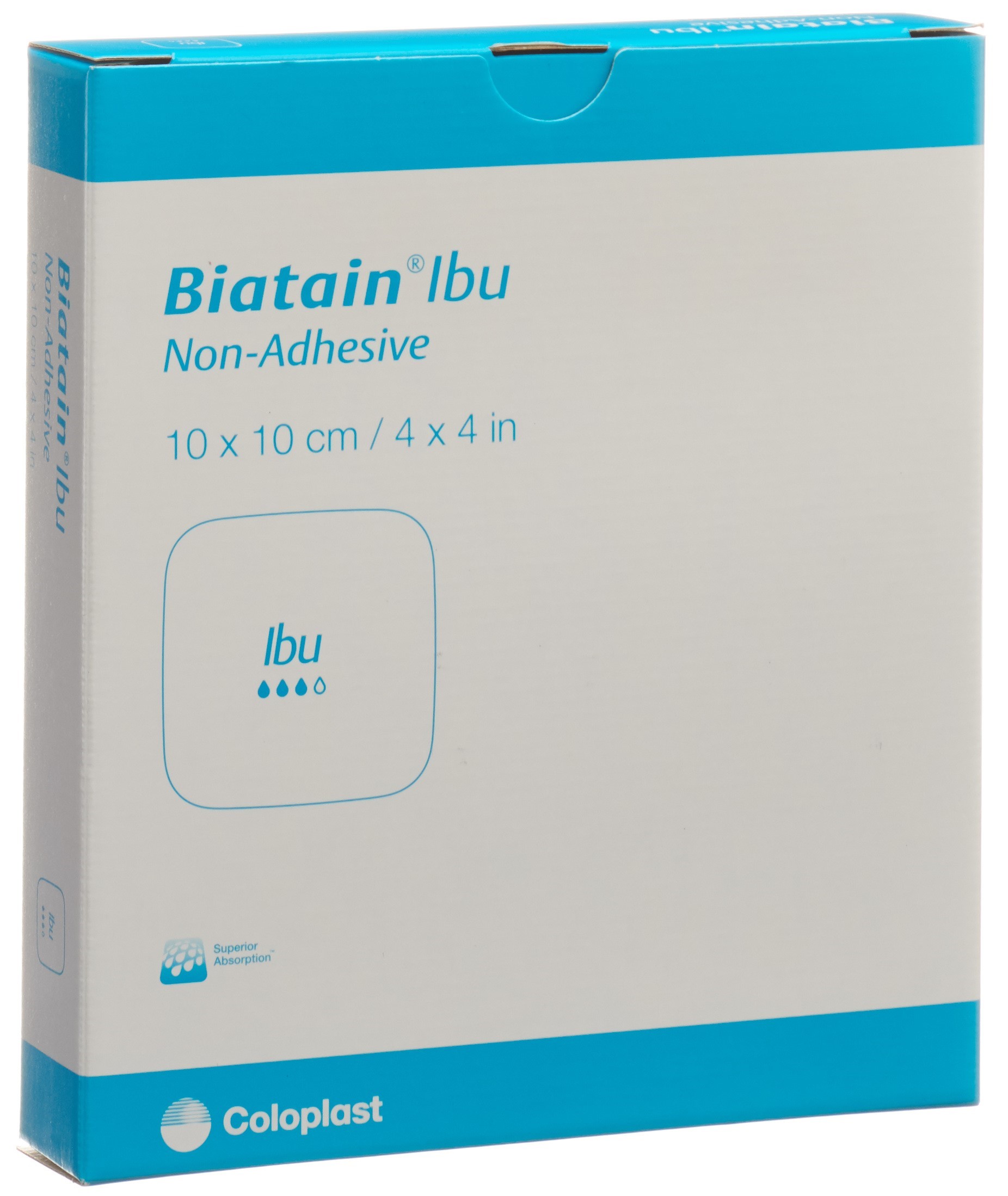 BIATAIN Ibu Non-Adhesive 10x10cm 5 Stk