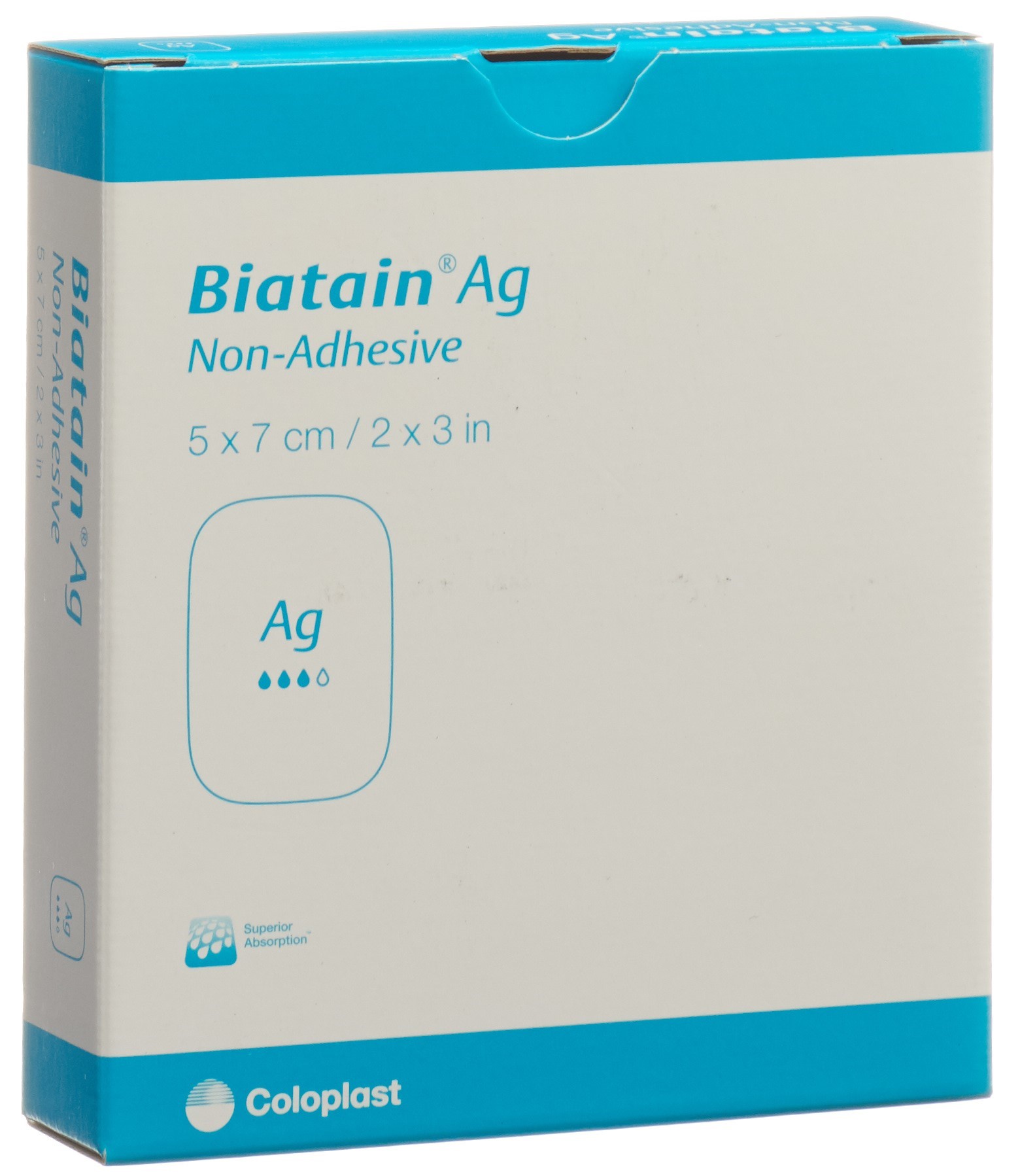 BIATAIN Ag Non-Adhesive 5x7cm 5 Stk