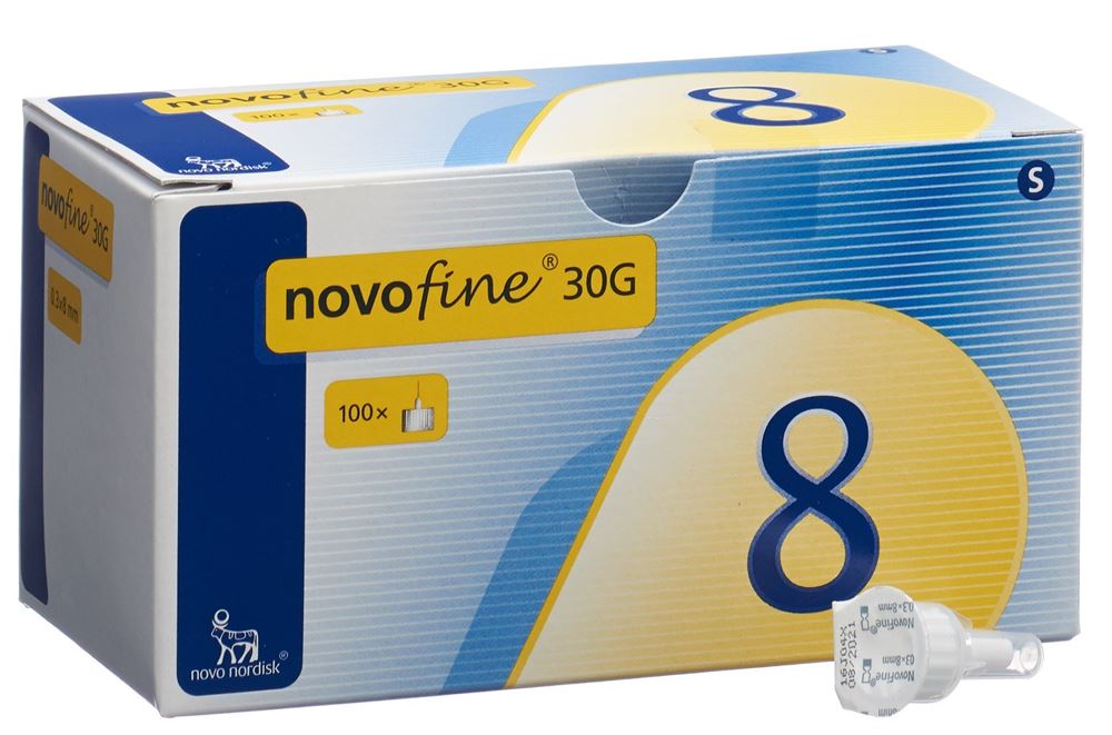 NOVOFINE Injektionsnadeln 30G 8mm 100 Stk