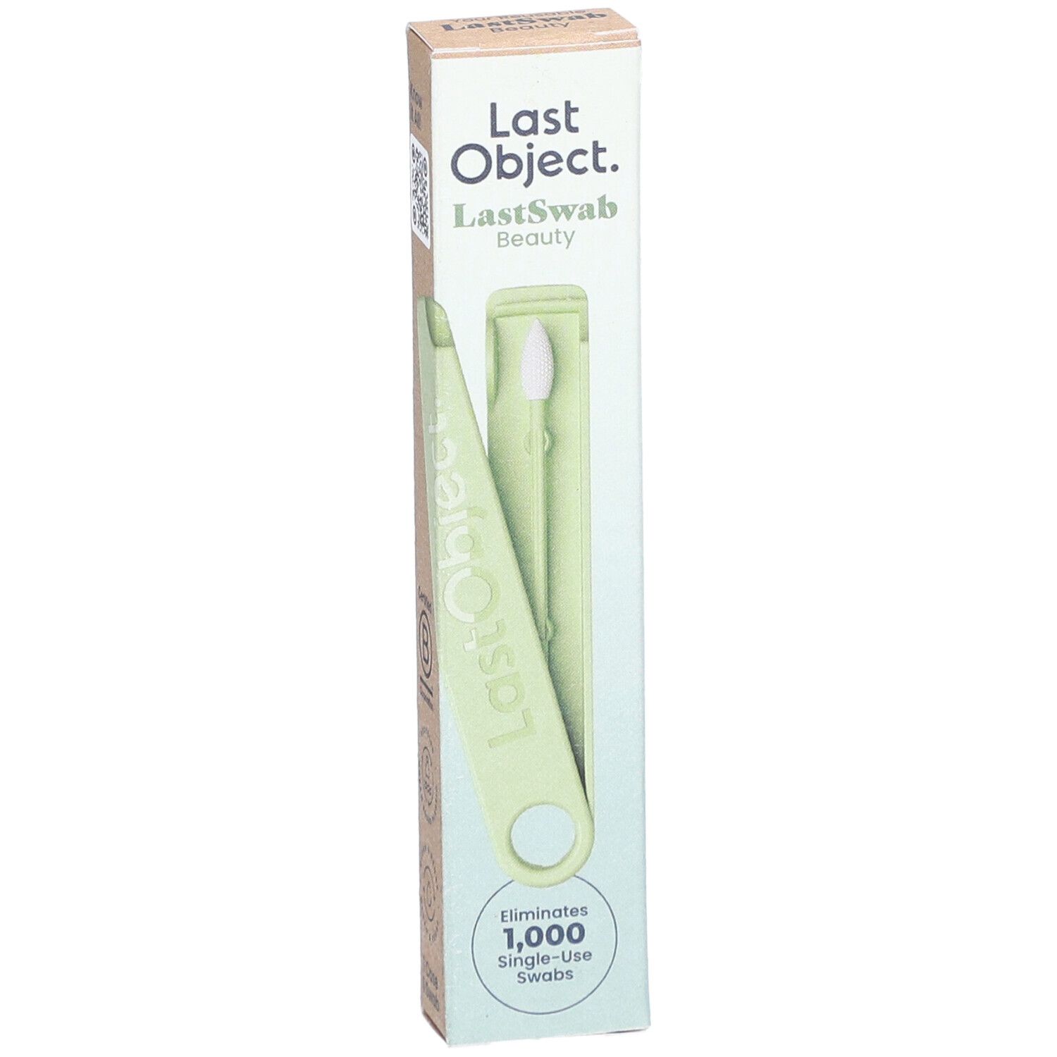 LASTSWAB Beauty wiederverw Wattestäbchen grün