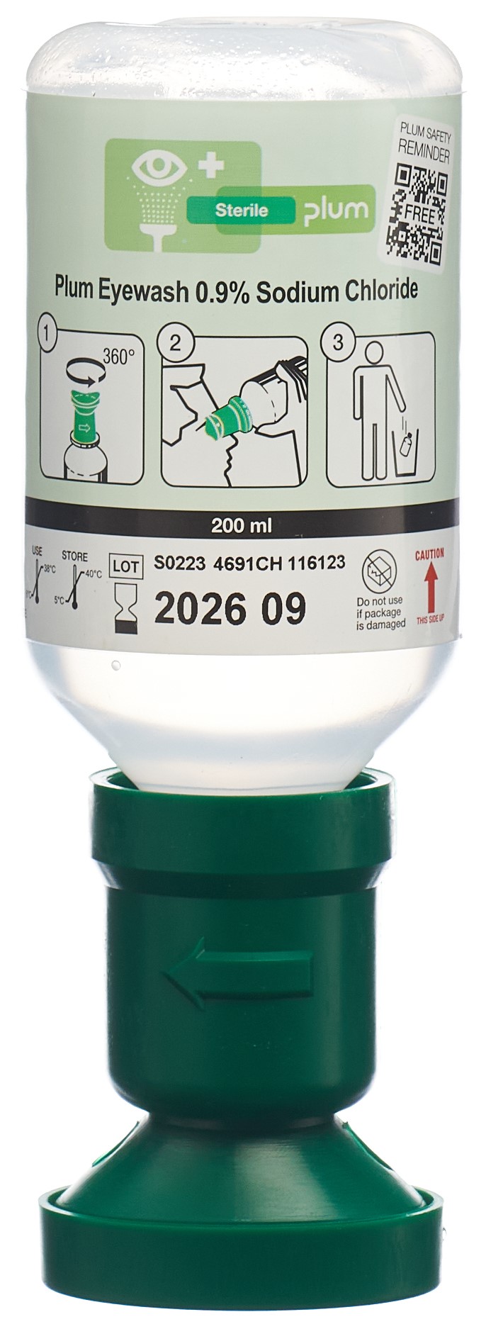 PLUM Augenspülung NaCl 0.9 % 200 ml