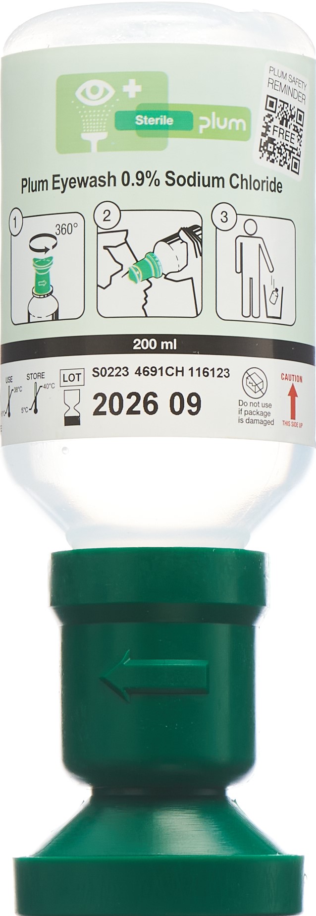 PLUM Augenspülung NaCl 0.9 % 200 ml