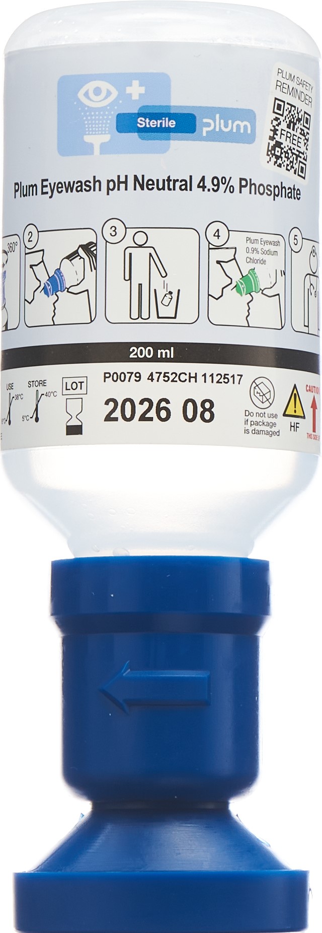 PLUM Augenspülflasche ph-neutral 4.9 % Fl 200 ml
