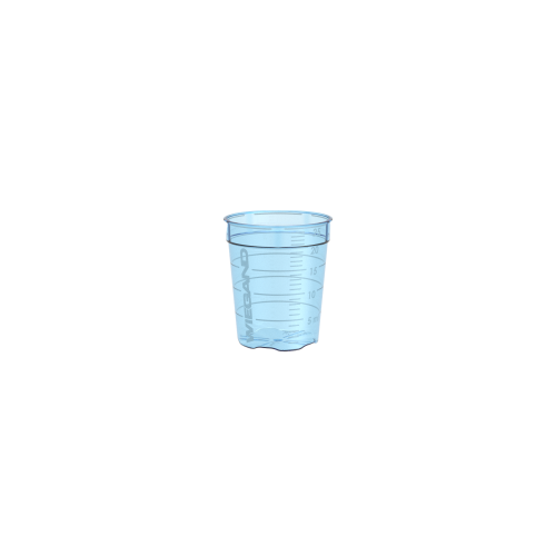 WIEGAND MediBecher Multi 25ml blau 47 Stk
