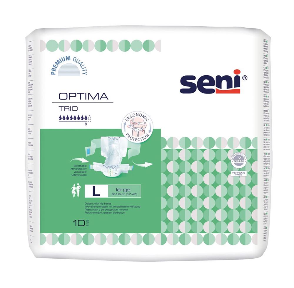 SENI Optima Trio Vorlagen L Hüftbund 10 Stk