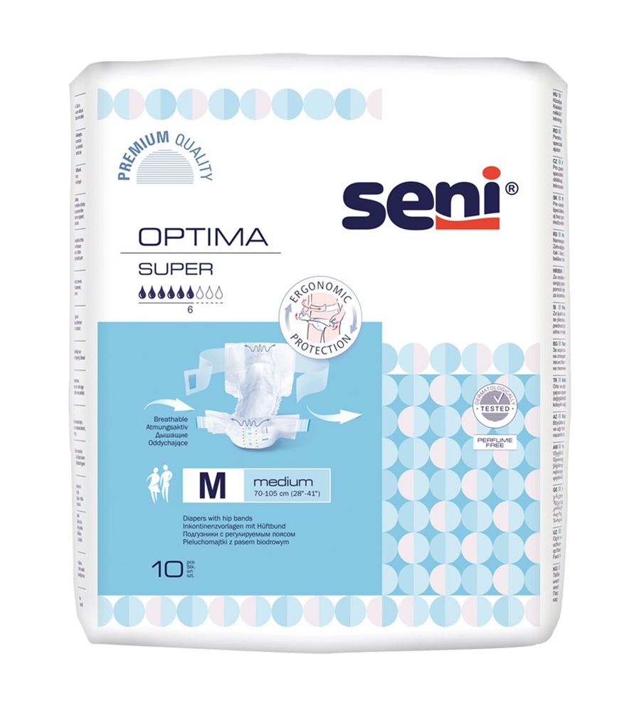 SENI Optima Super Vorlagen M Hüftbund 10 Stk