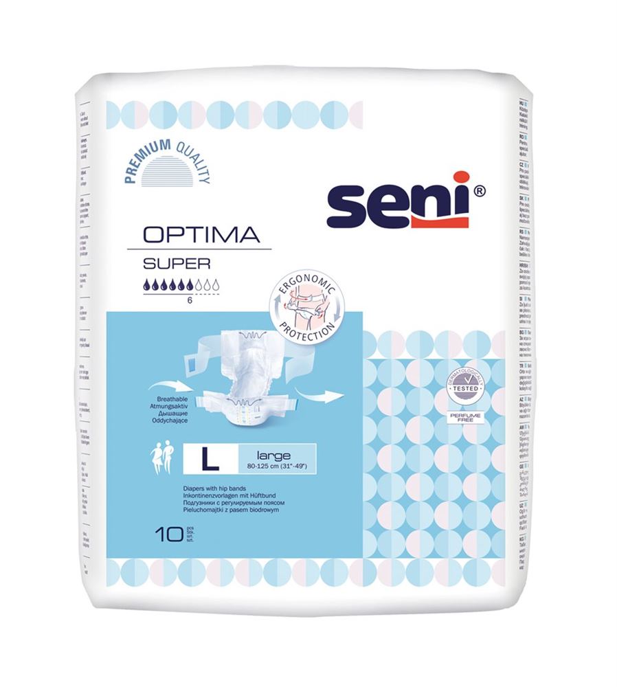 SENI Optima Super Vorlagen L Hüftbund 10 Stk