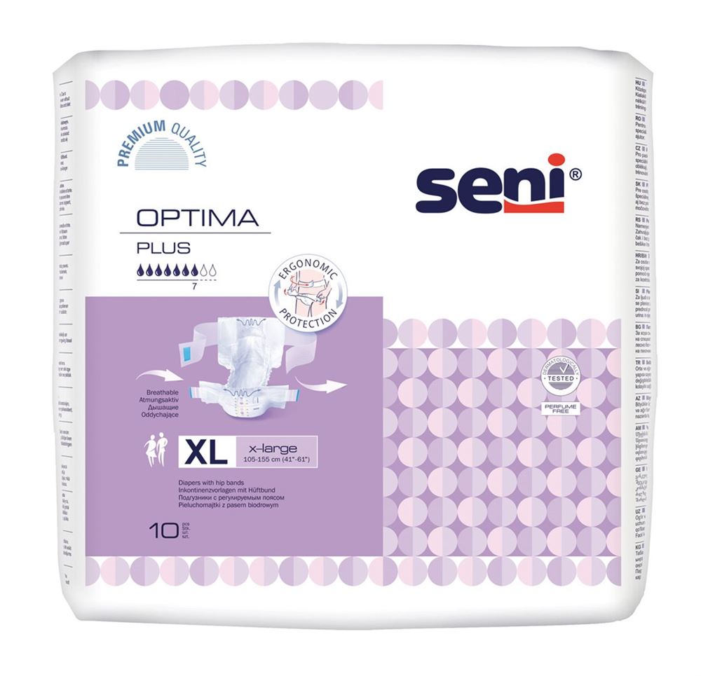 SENI Optima Plus Vorlagen XL Hüftbund 10 Stk