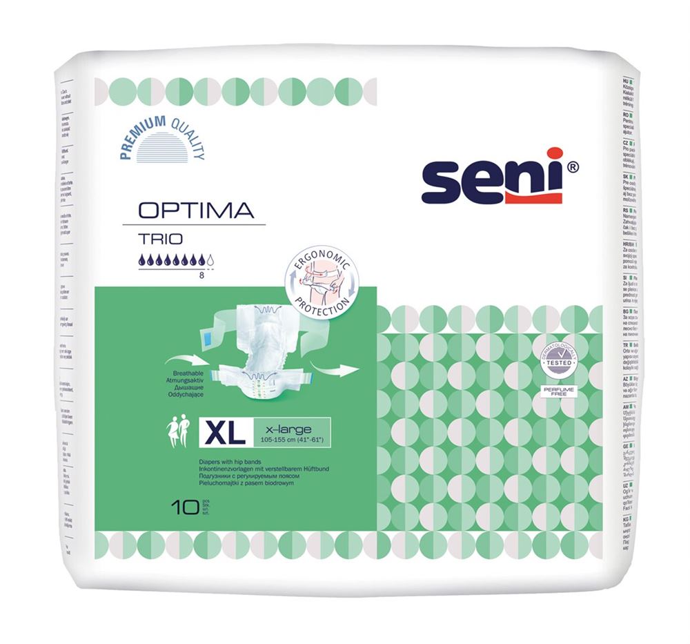 SENI Optima Trio Vorlagen XL Hüftbund 10 Stk