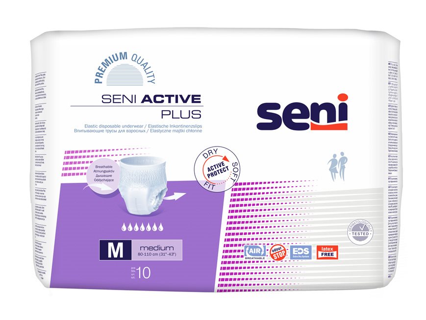 SENI Active Plus Pants M 10 Stk