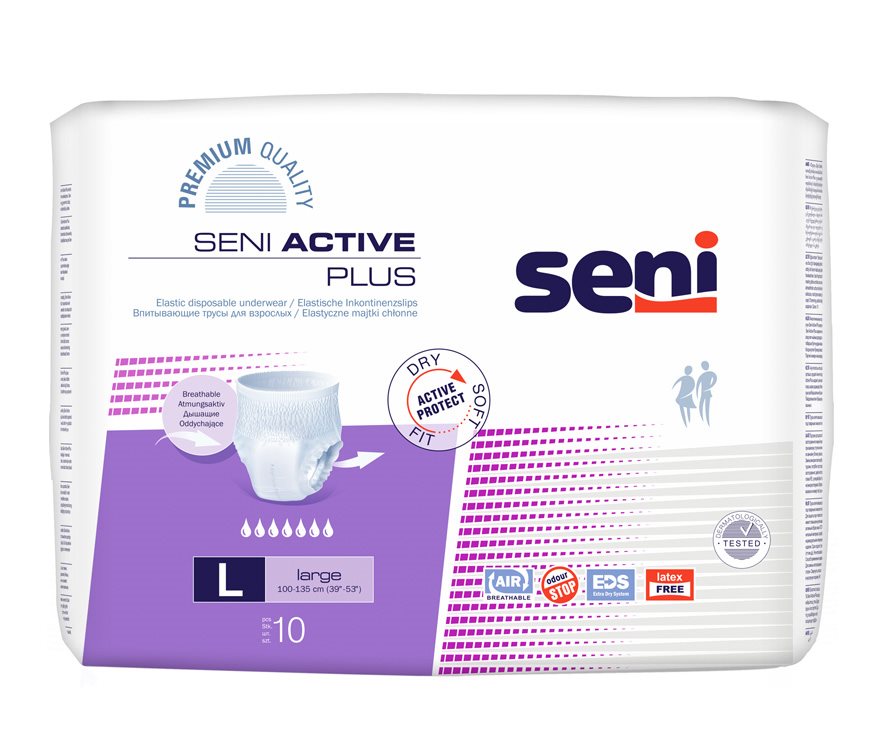 SENI Active Plus Pants L 10 Stk
