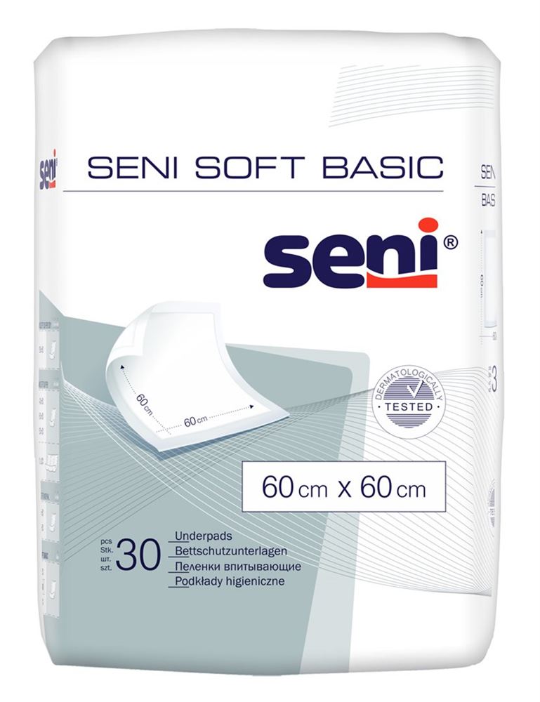 SENI Soft Basic Unterlage 60x60cm 30 Stk