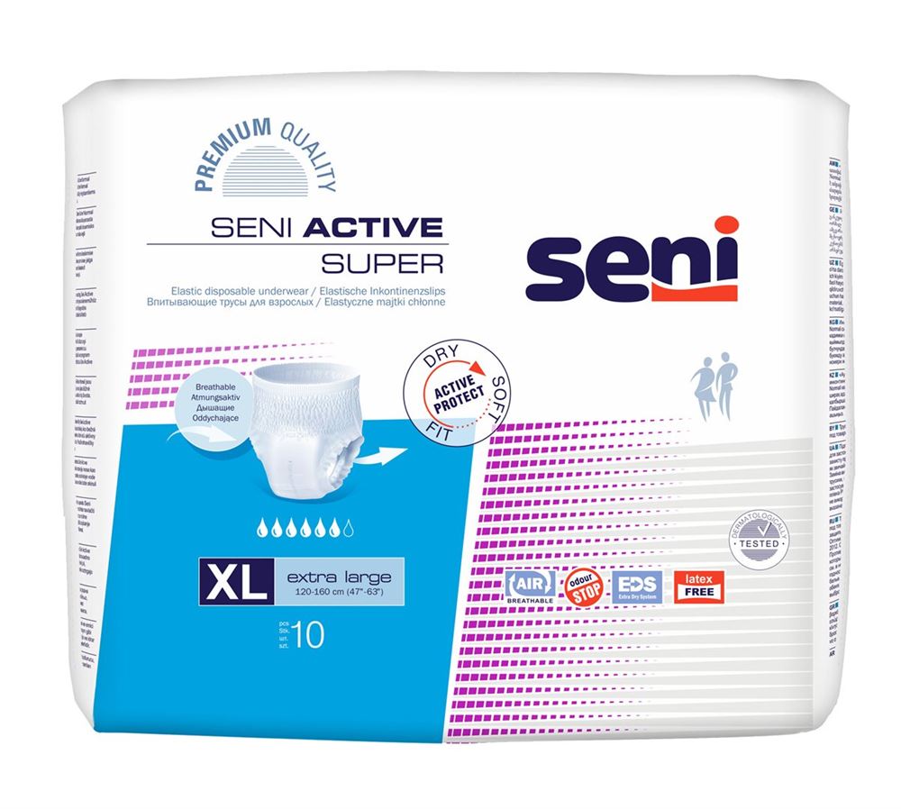 SENI Active Super Pants XL 10 Stk