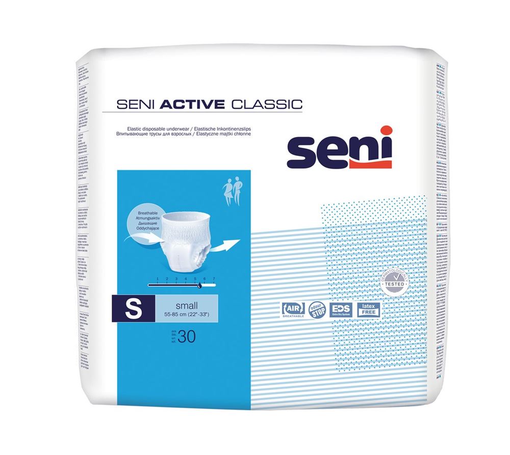 SENI Active Classic Pants S 30 Stk