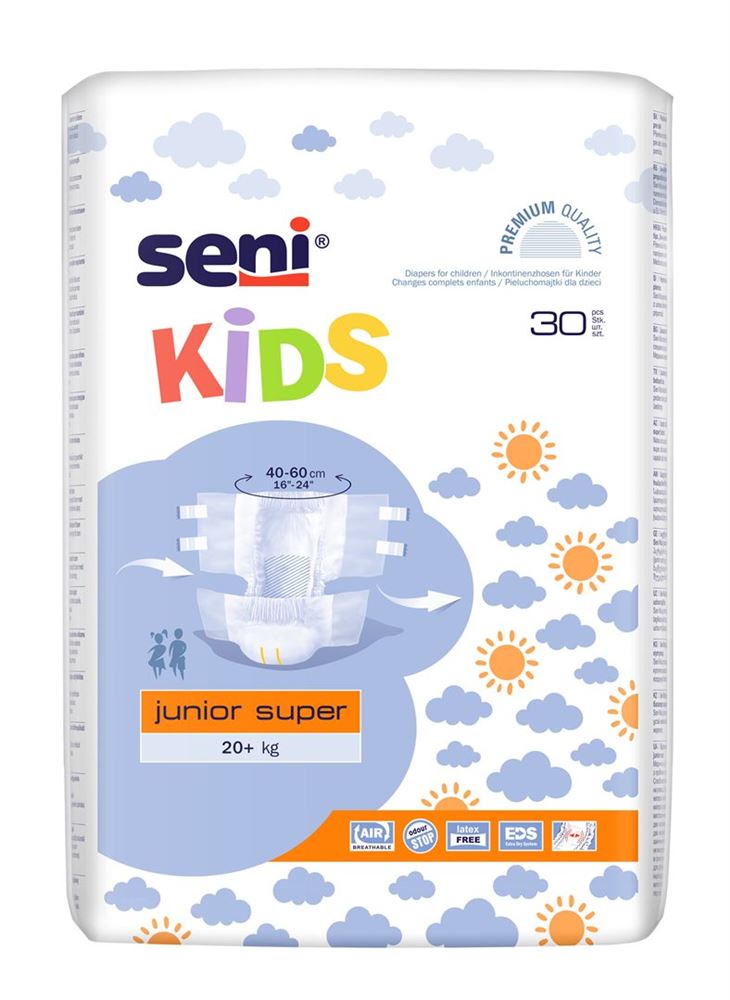 SENI Kids Junior Super +20kg 30 Stk