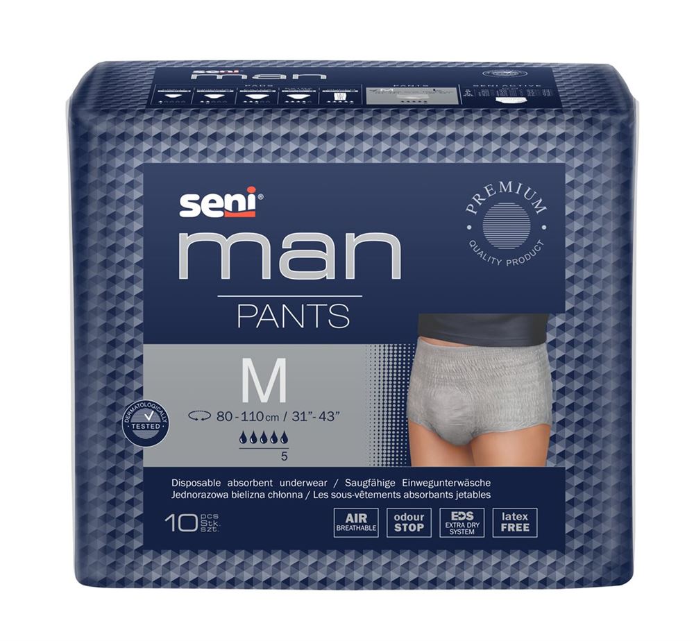 SENI Man Pants M Btl 10 Stk