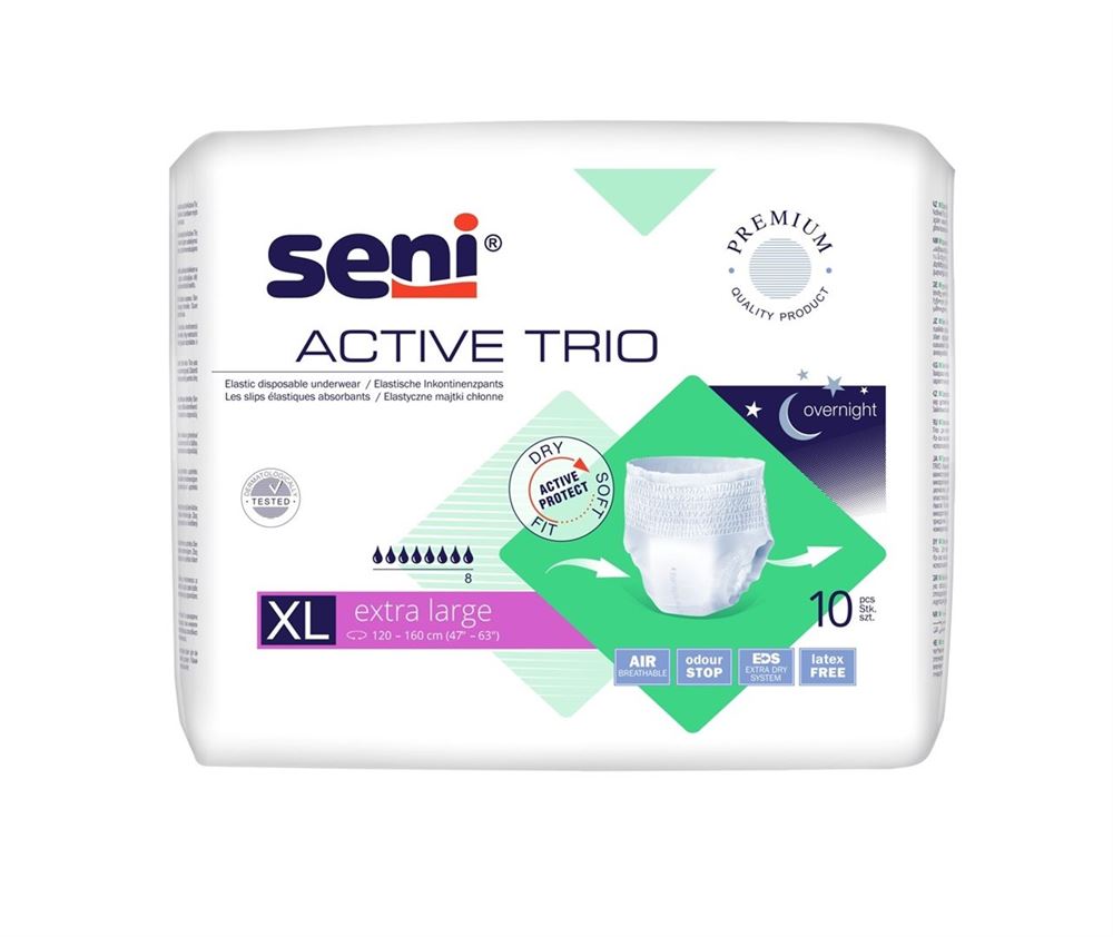 SENI Active Trio XL Btl 10 Stk