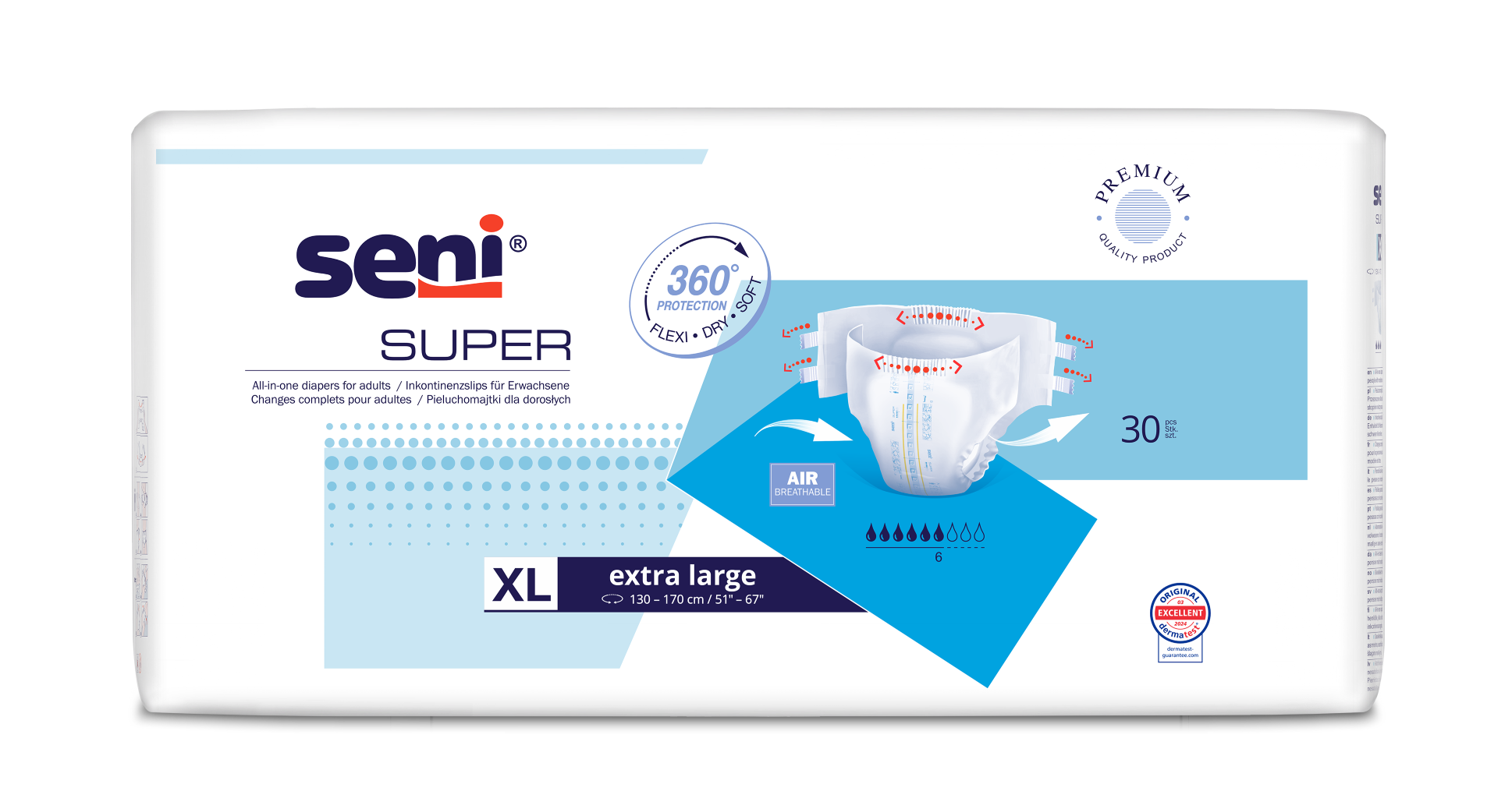 SENI Super Trio XL Btl 10 Stk