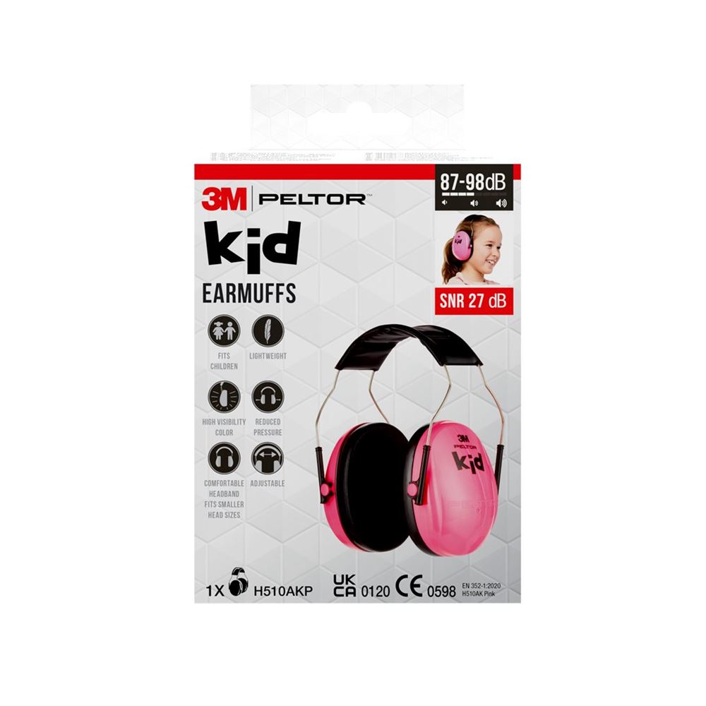 3M Peltor Kapselgehörschutz Kind pink