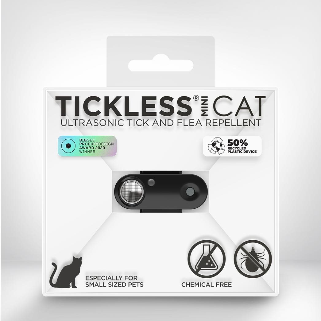 TICKLESS Mini Pet Cat Zecken-/Flohschutz schwarz